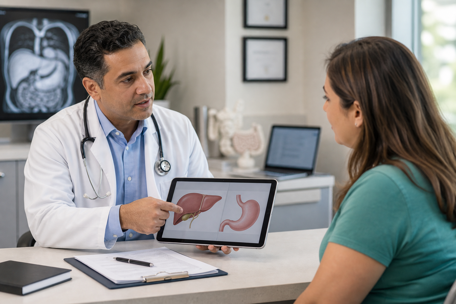 Digestive and liver health care for GERD and hepatitis C